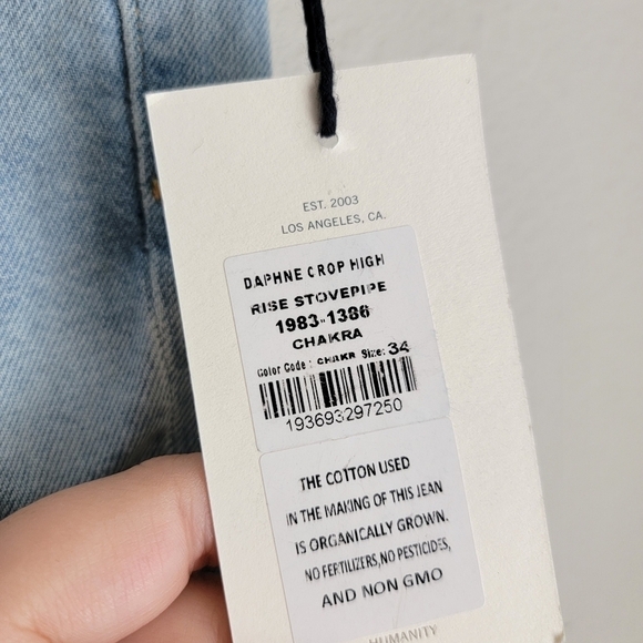 Citizens of Humanity Daphne Cropped Jeans in Chakra size 34 NWT - Picture 6 of 11